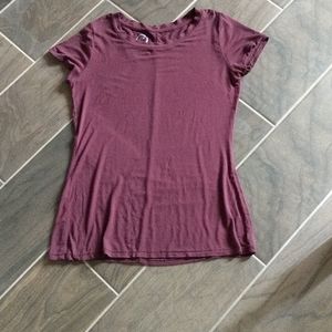 Maurices crew neck maroon t shirt